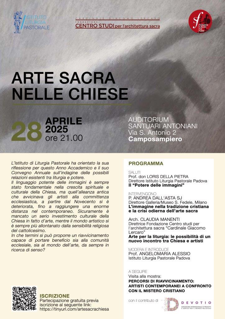 Locandina Arte Sacra nelle Chiese Devotio