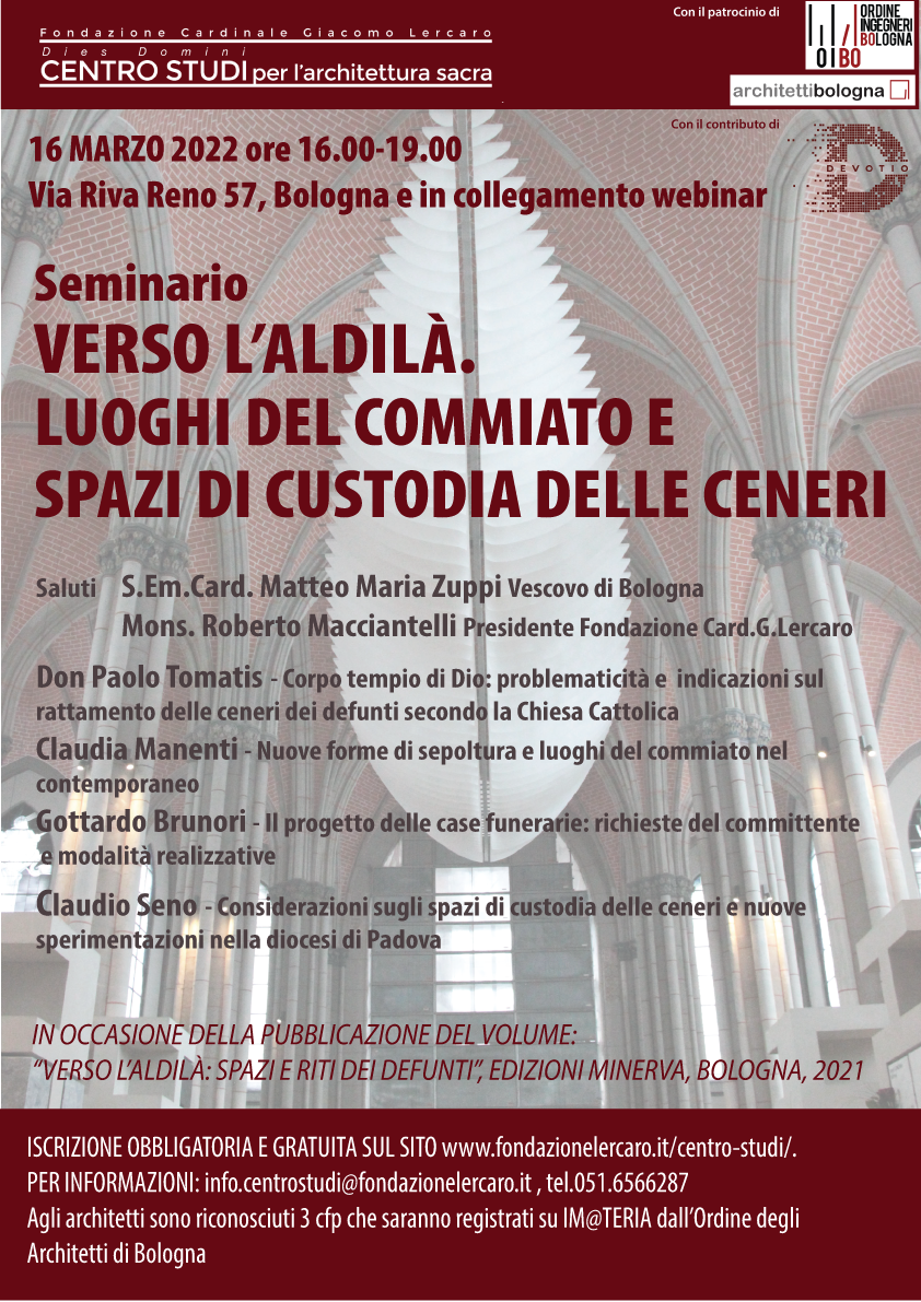 Locandina Seminario Verso l'Aldilà